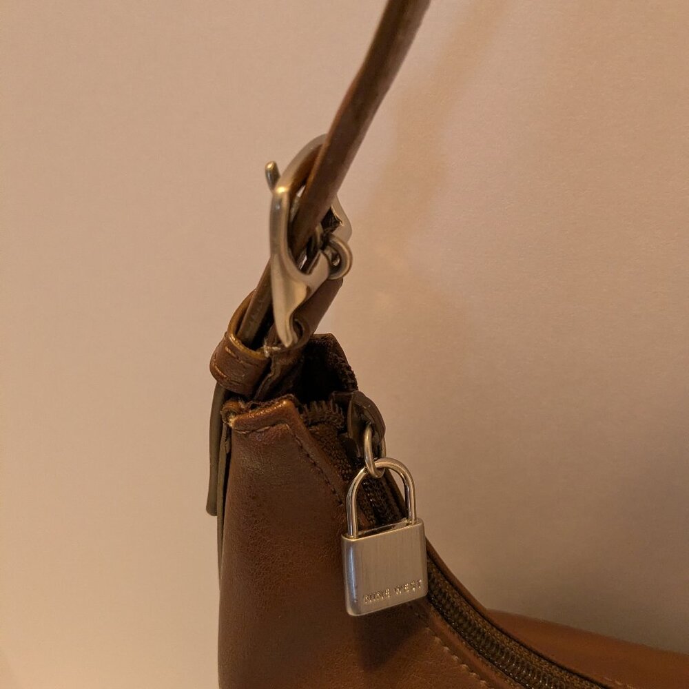 Nine West Brown Bag - Picture 3 of 9